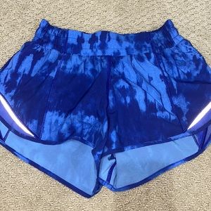 Lululemon tie dye hotty hot shorts 2.5 RARE
